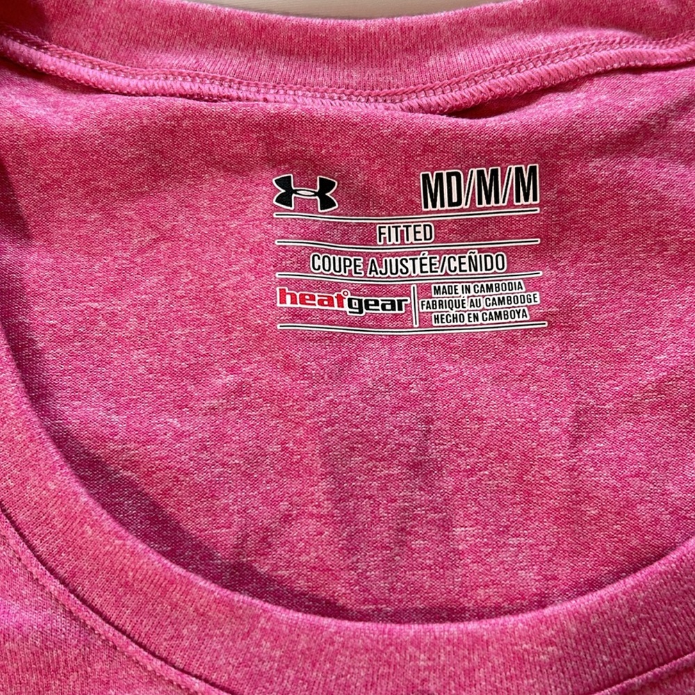 Under Armour Pink Tee - Picture 2 of 4